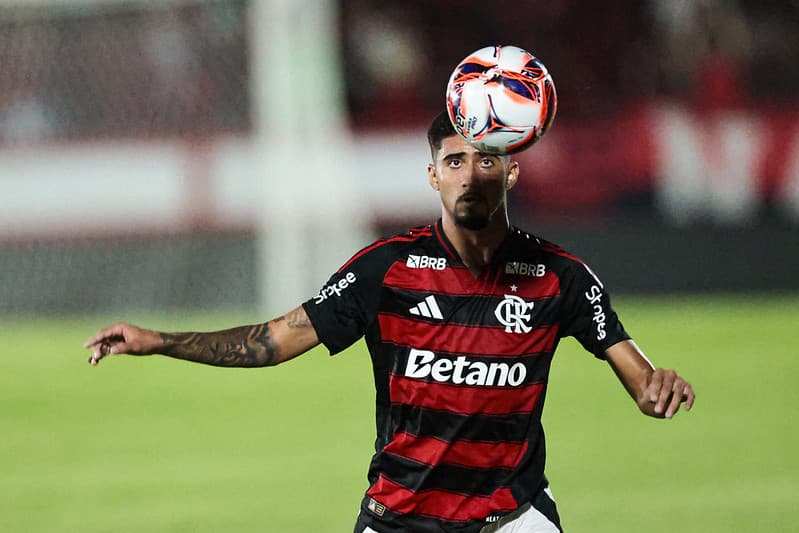 Guilherme durante jogo do Flamengo, no Campeonato Carioca
