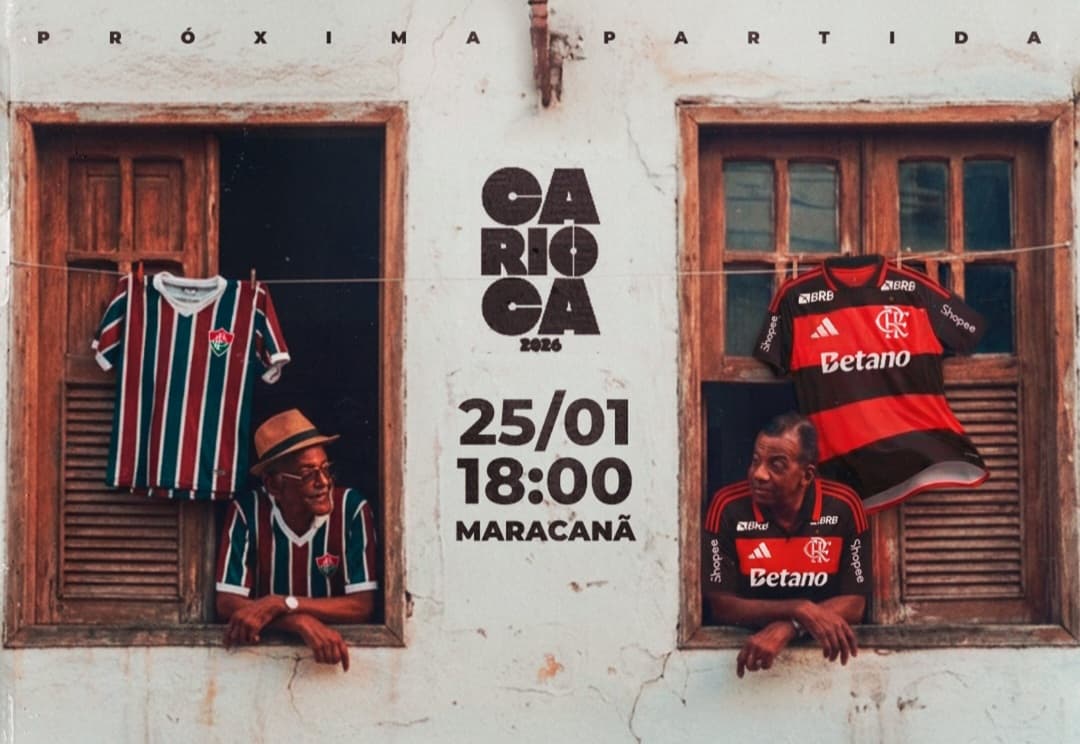 Arte do Flamengo x Fluminense