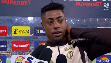 Bruno Henrique, do Flamengo, fala sobre vitória contra o Vasco