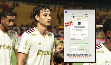 Carbone, do Flamengo, em jogo contra Volta Redonda