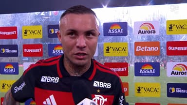 Everton Cebolinha após Flamengo x Fluminense