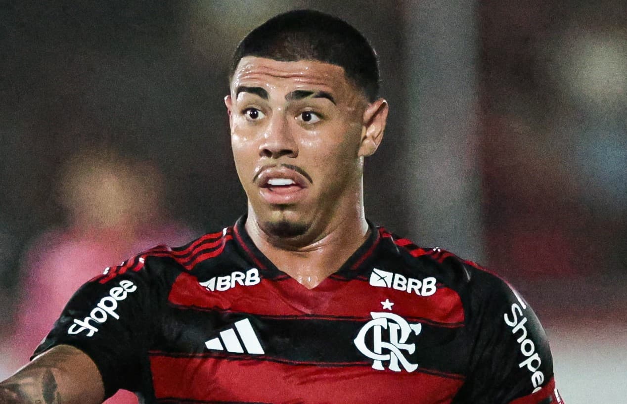 Iago durante Bangu x Flamengo