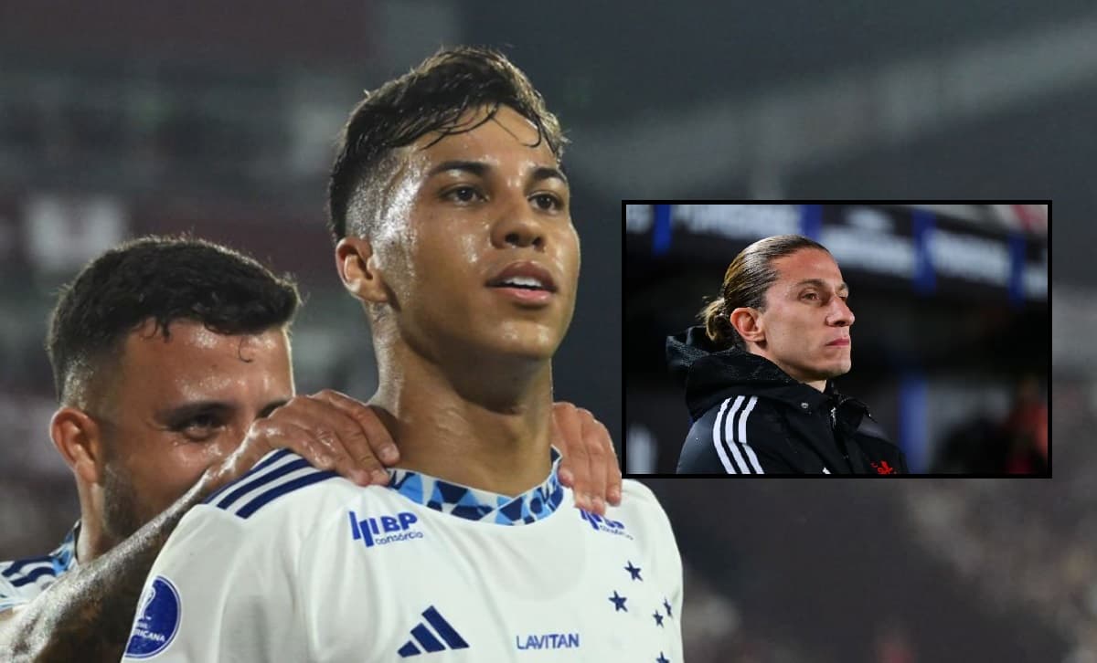 Kaio Jorge, do Cruzeiro, falou com Filipe Luís, técnico do Flamengo