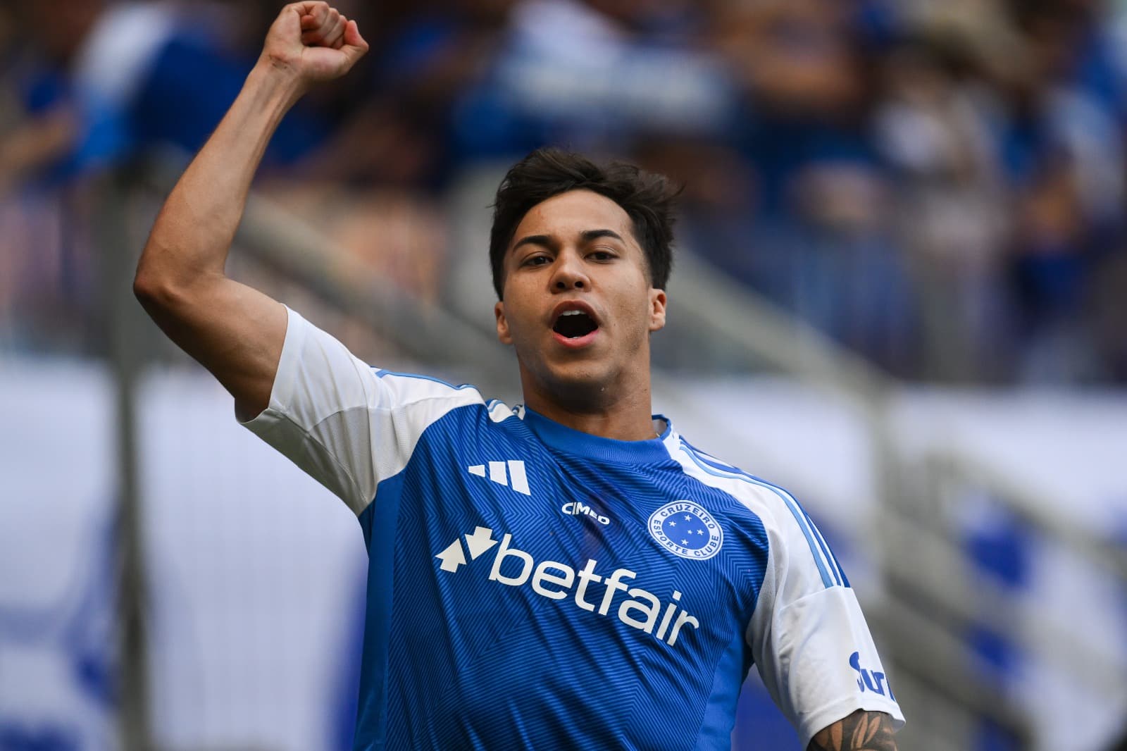 Kaio Jorge comemora gol pelo Cruzeiro