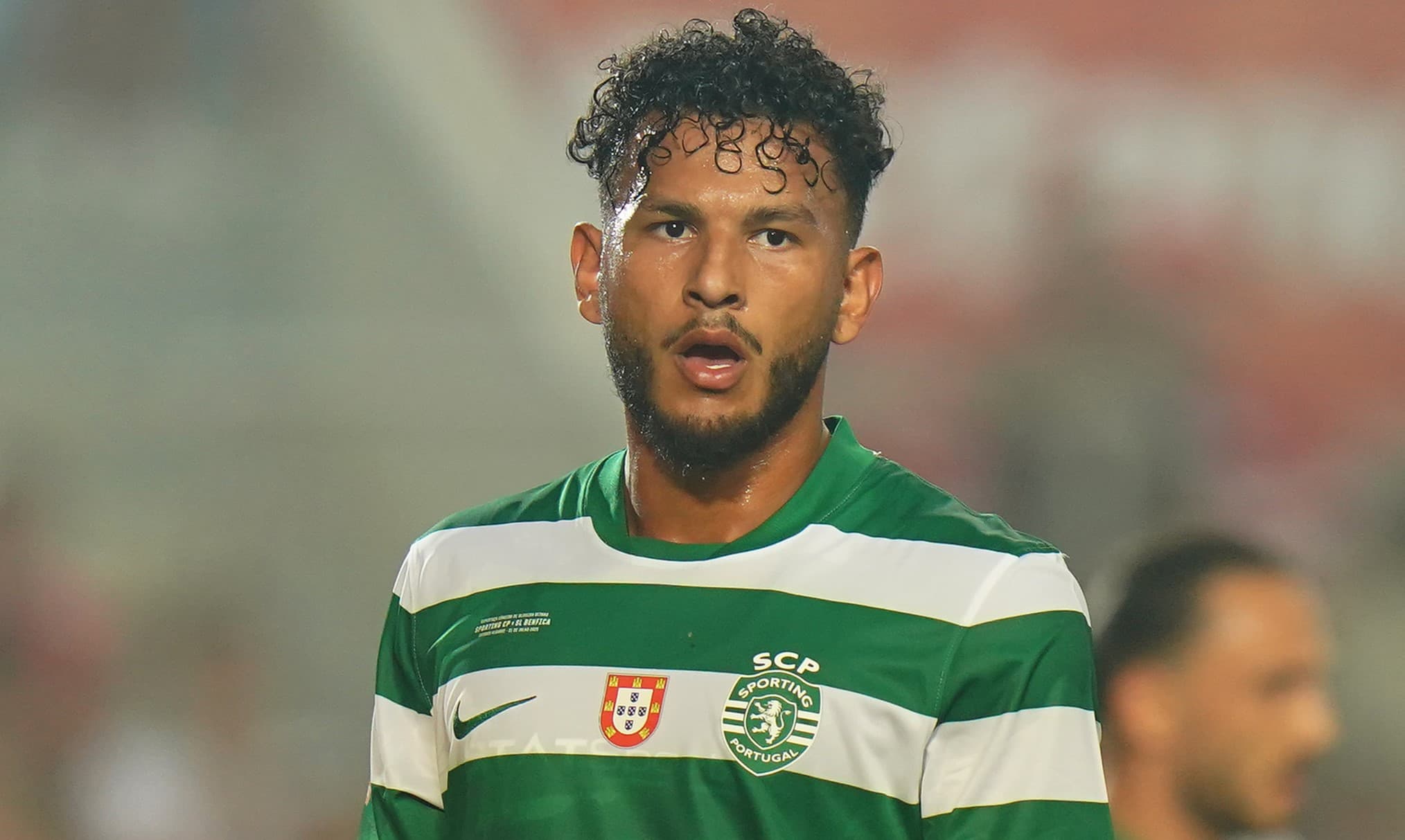 Luis Suárez em campo pelo Sporting