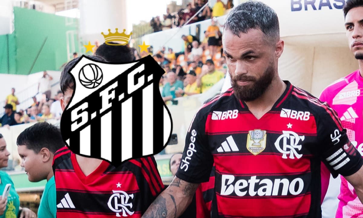 Michael, do Flamengo, está perto do Santos