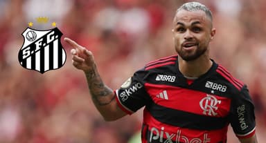 Michael, do Flamengo, pode jogar no Santos