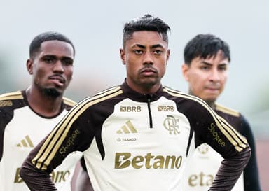 Bruno Henrique, Evertton Araújo e Pulgar