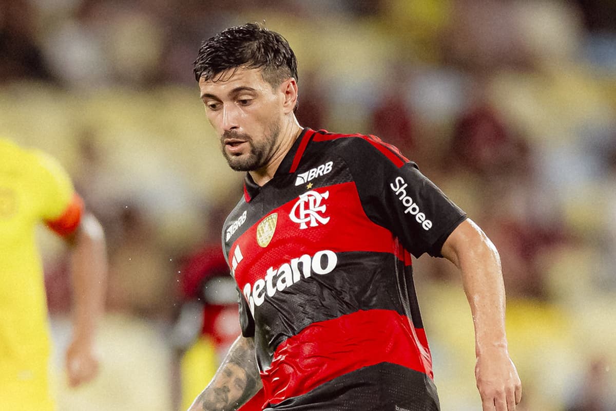 Arrascaeta durante Flamengo x Madureira