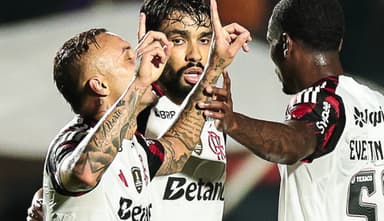 Cebolinha em jogo do Flamengo contra Vitória