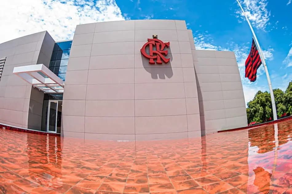 Fachada do CT do Flamengo