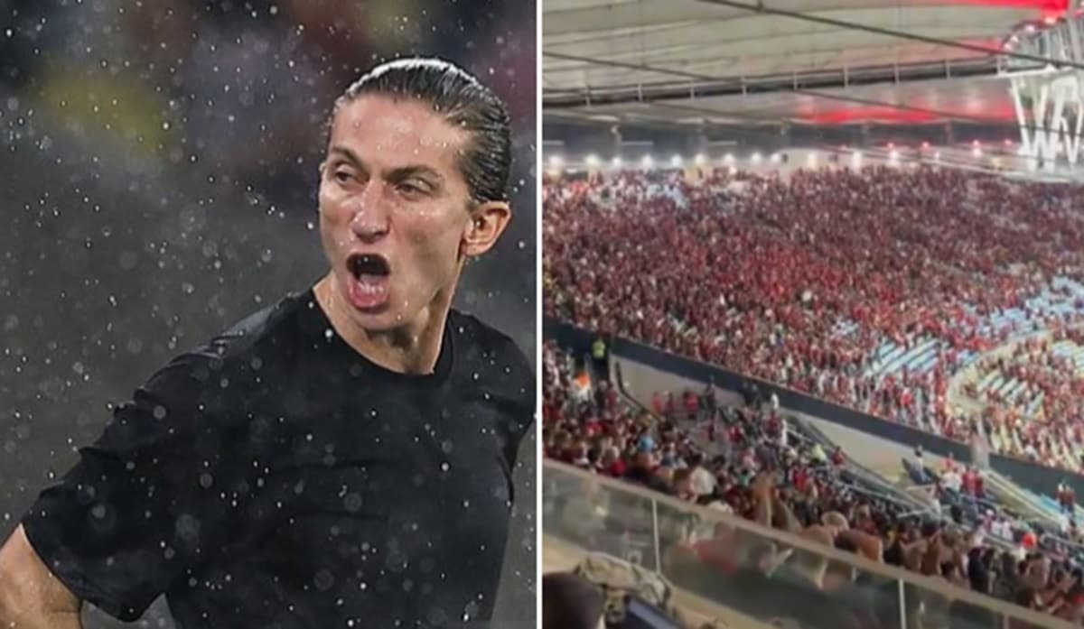Torcida do Flamengo xinga Filipe Luís