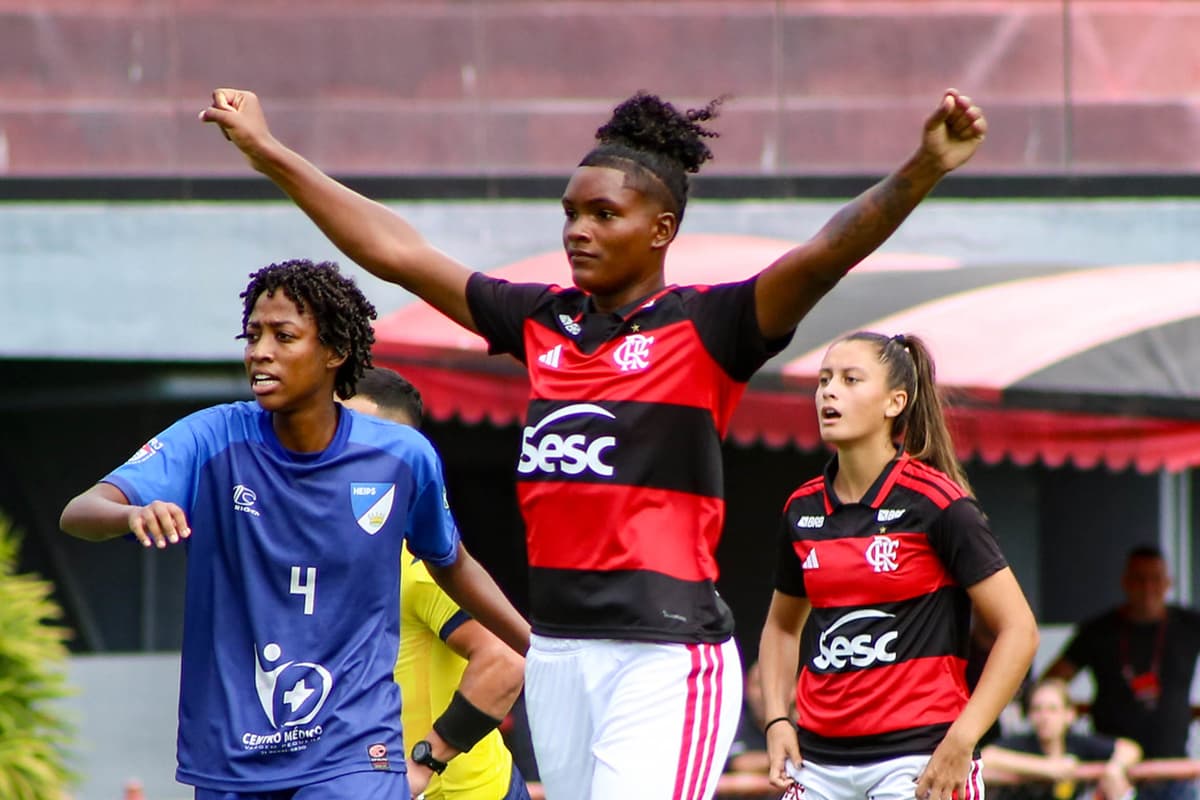 Flamengo e Heips pela Copa Rio Feminina, na Gávea