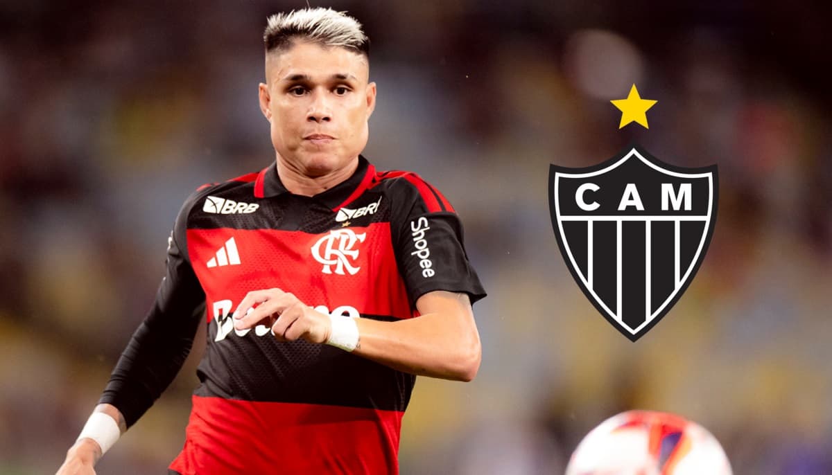 Luiz Araújo, do Flamengo, é alvo do Atlético-MG