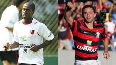 Toró e Juan em tempos de Flamengo.