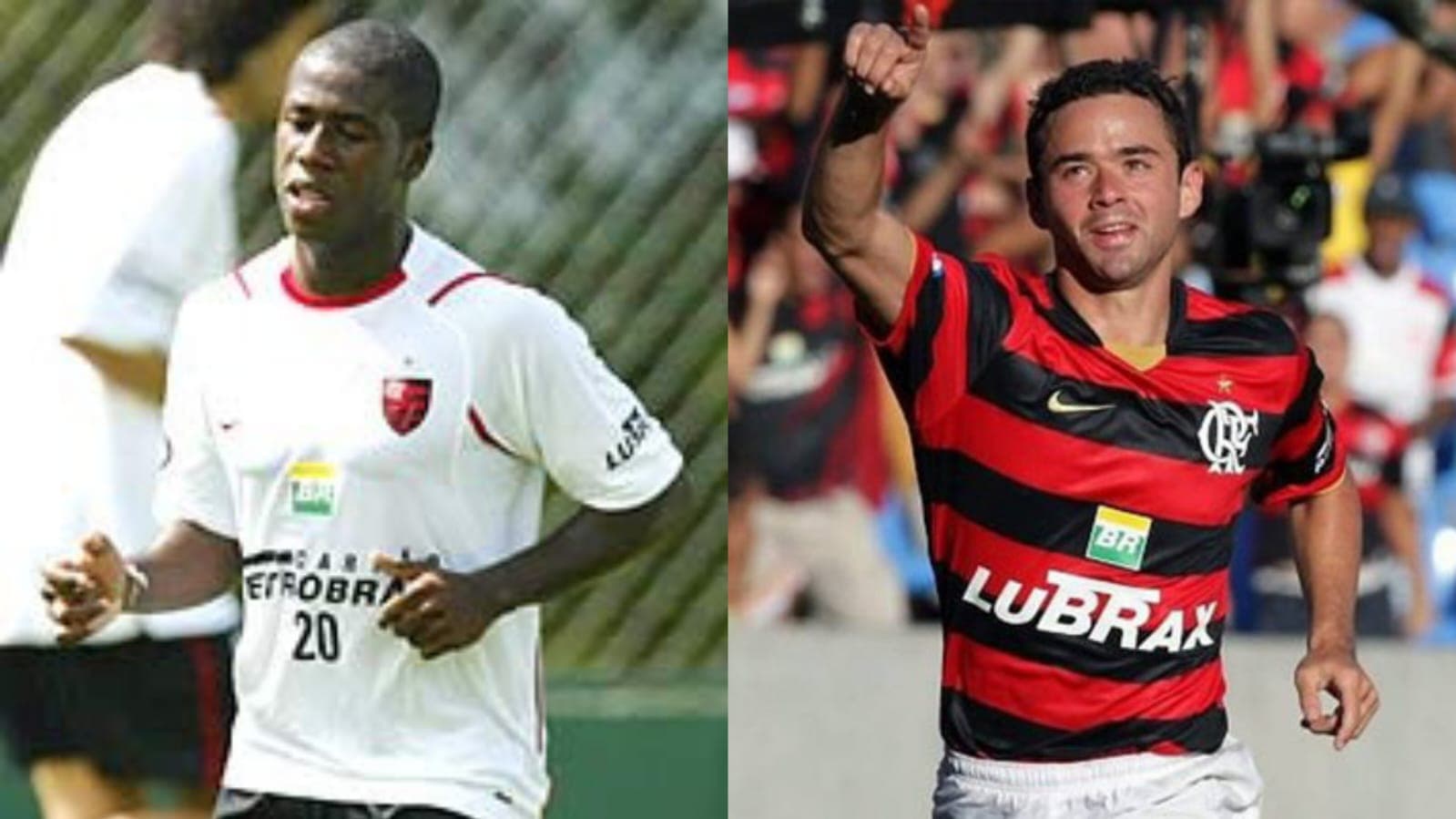 Toró e Juan em tempos de Flamengo.