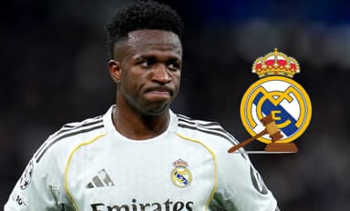 Vini Jr em jogo do Real Madrid