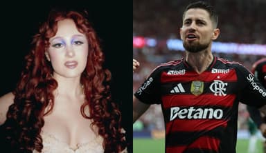 Chappel Roan (esquerda) e Jorginho (direita)