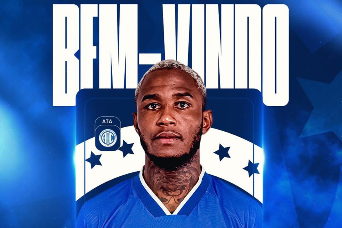 Post do Confiança anunciando contratação do atacante João Pedro, ex-Flamengo