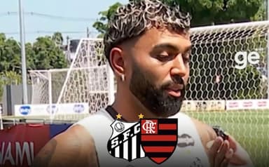 gabigol flamengo santos ge