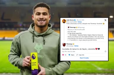 joão gomes Wolverhampton Flamengo