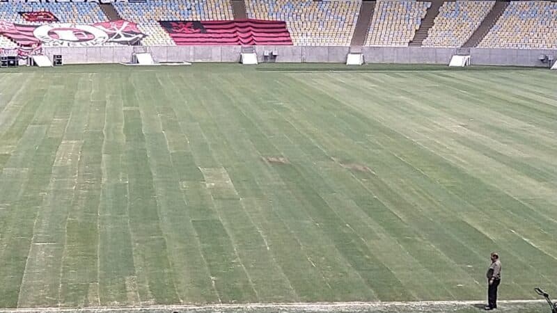 gramado ruim maracanã