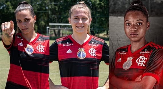 dani ortolan andressa lodi rhaizza atacantes futebol feminino flamengo