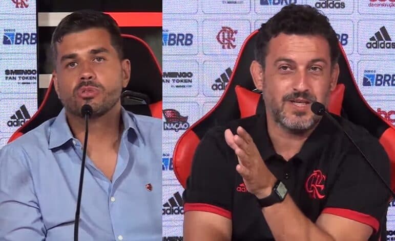 André Rocha Vitor Zanelli dirigentes Futebol Feminino Flamengo
