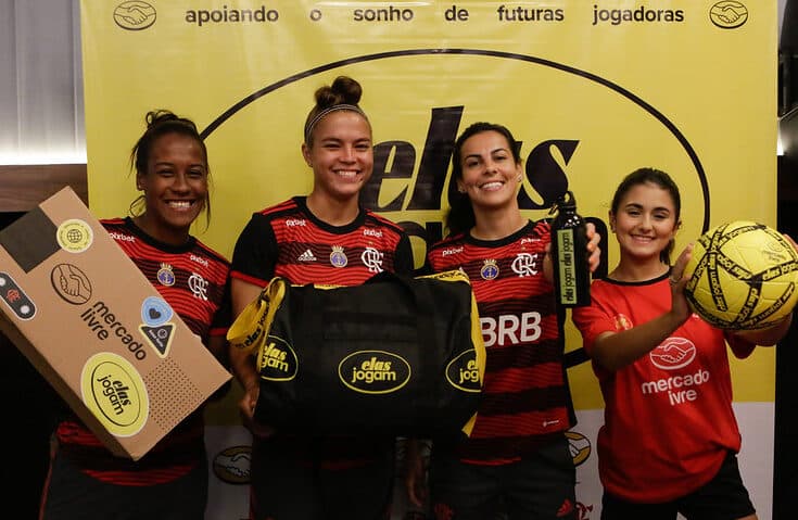 Flamengo Mercado Livre futebol feminino 2022