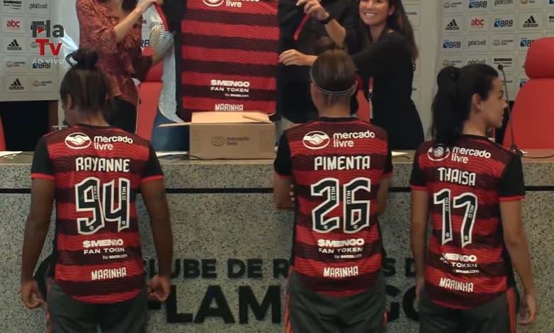 Flamengo Mercado Livre patrocínio futebol feminino