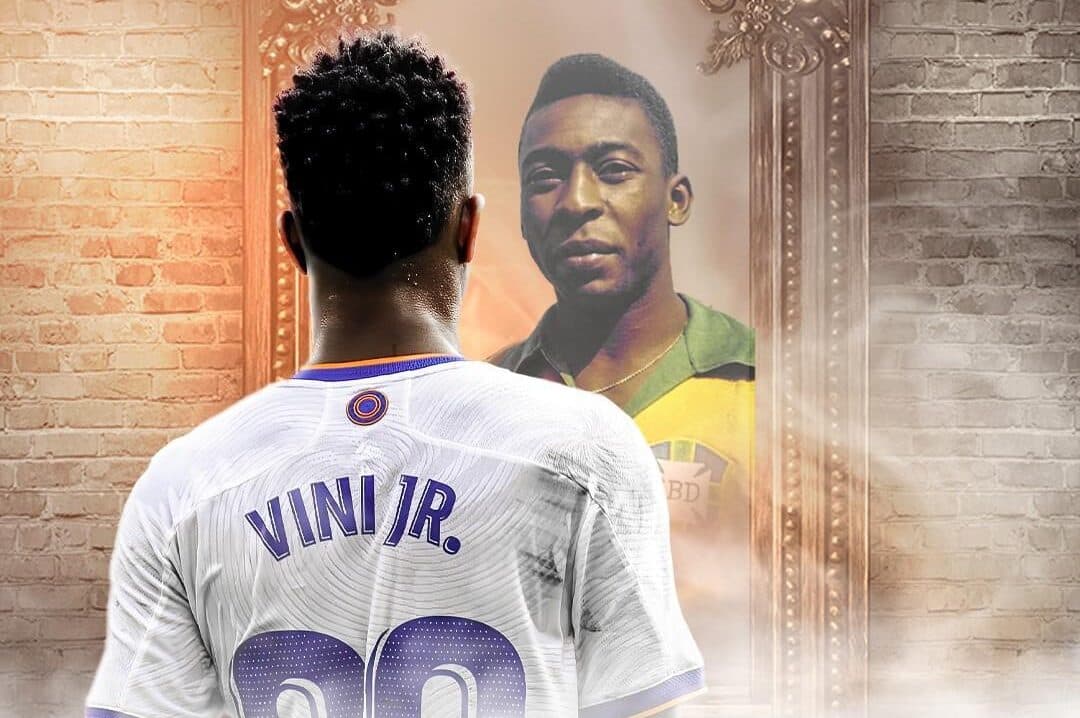 Vinícius Júnior se declara e relembra de momentos especiais ao lado de Pelé