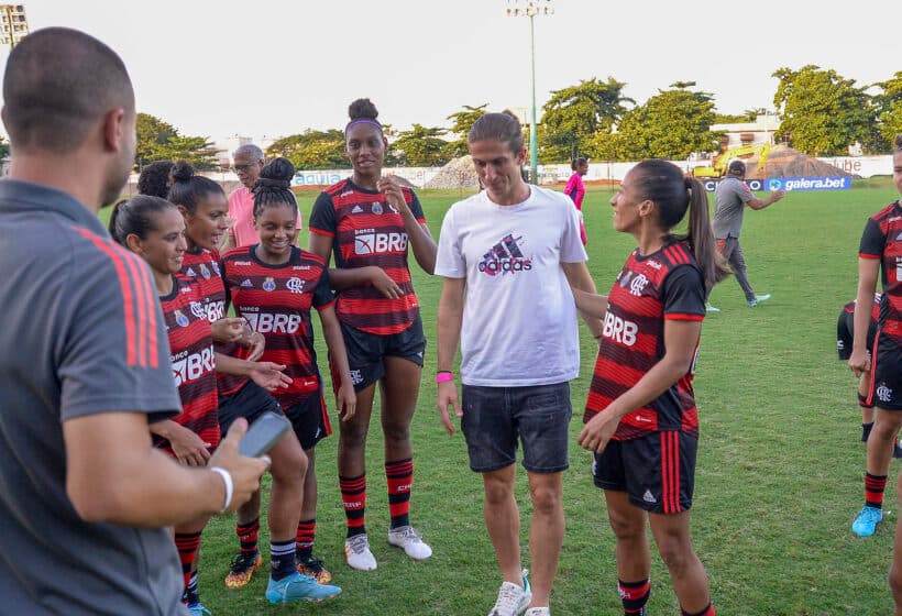 Filipe Luís Flamengo futebol feminino