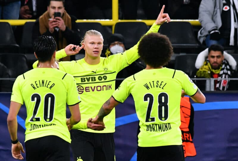 Reinier, jovem estrela do Real Madrid, atuou ao lado de Haaland no Borussia