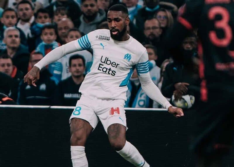 Ex-Flamengo, Gerson com a camisa do Marseille