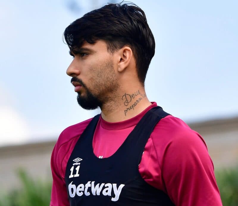Ex-Flamengo, Lucas Paquetá em treino pelo West Ham