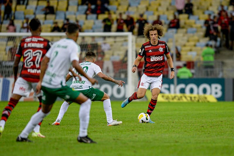 David Luiz em Flamengo x Cuiabá