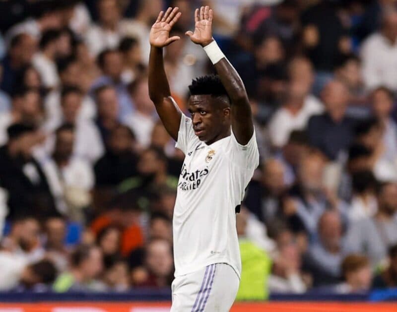 Vinícius Júnior pelo Real Madrid