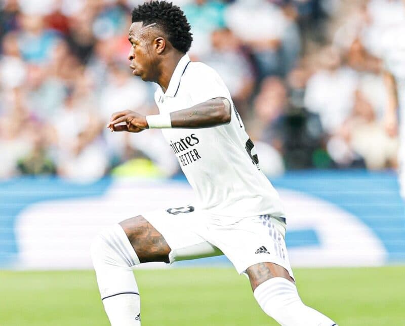 Vinícius Júnior pelo Real Madrid