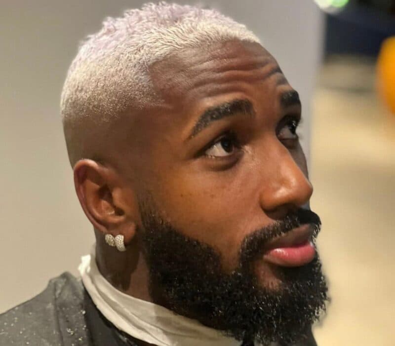 A caminho do Flamengo, Gerson platina cabelo