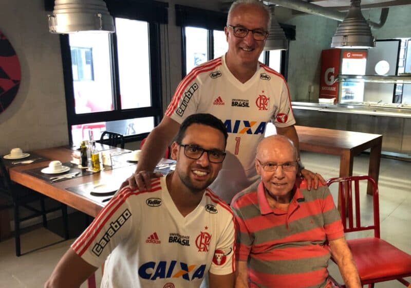 Dorival Júnior e Zagallo no Flamengo