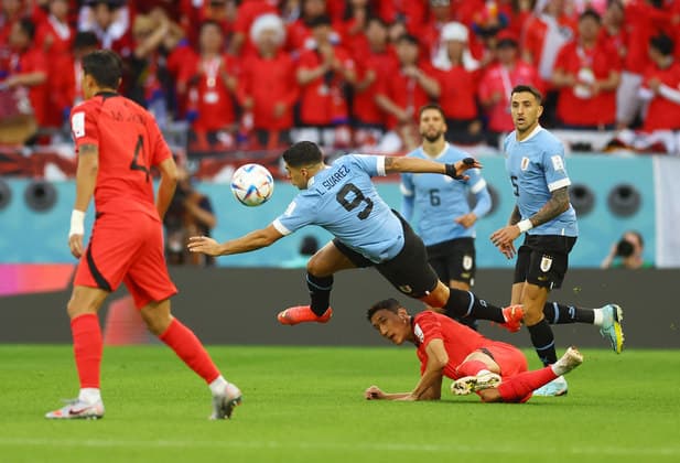 Mais um empate em 0 a 0, Uruguai e Coreia empatam na Copa do Mundo