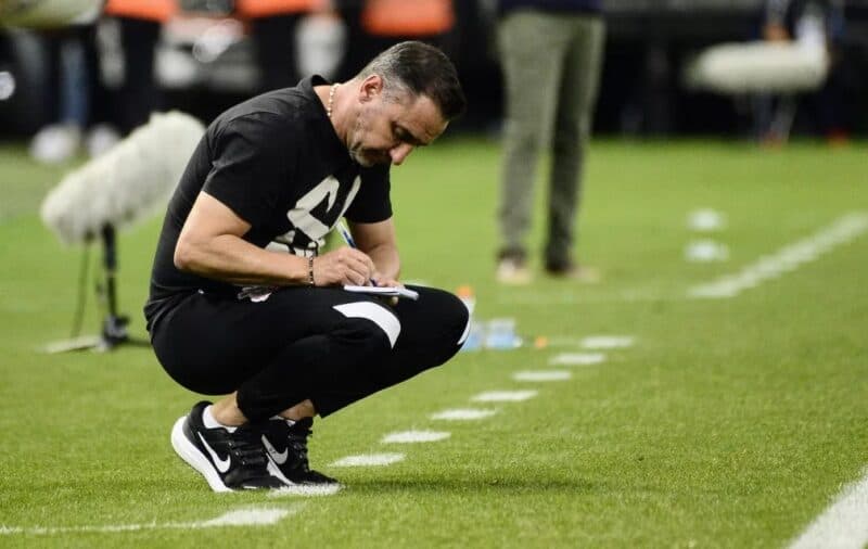 Novo técnico do Flamengo, Vítor Pereira enquanto treinador do Corinthians