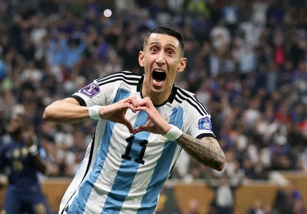 di maría em ação pela argentina e podendo jogar no flamengo