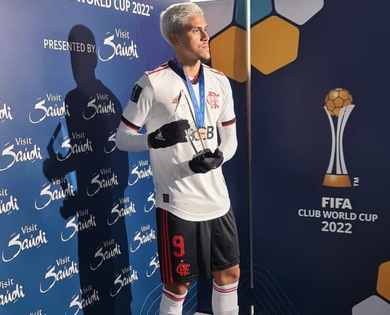 Pedro foi eleito o melhor em campo no jogo entre Flamengo e Al Ahly, pelo Mundial de Clubes