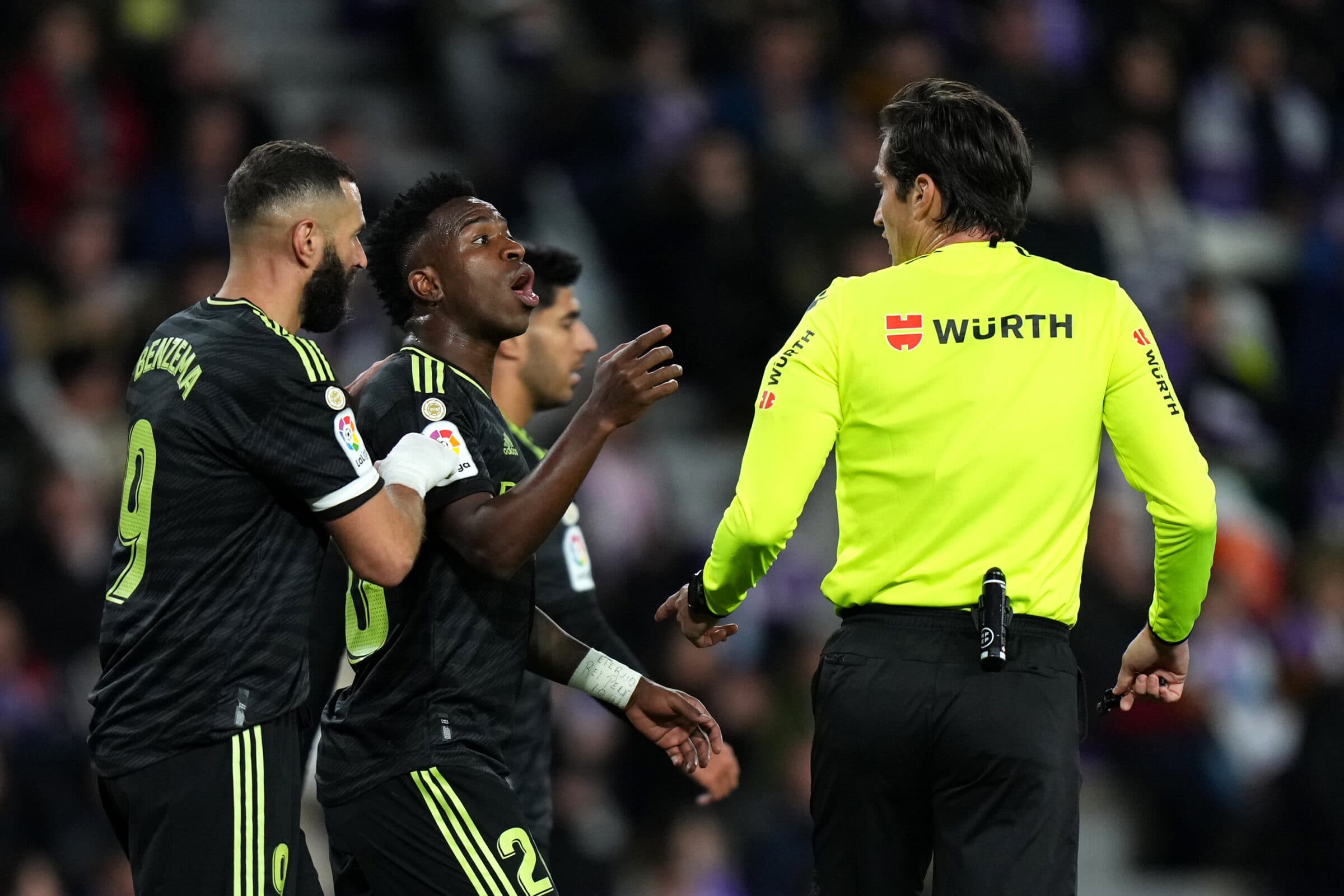 Vini Jr em ação pelo Real Madrid