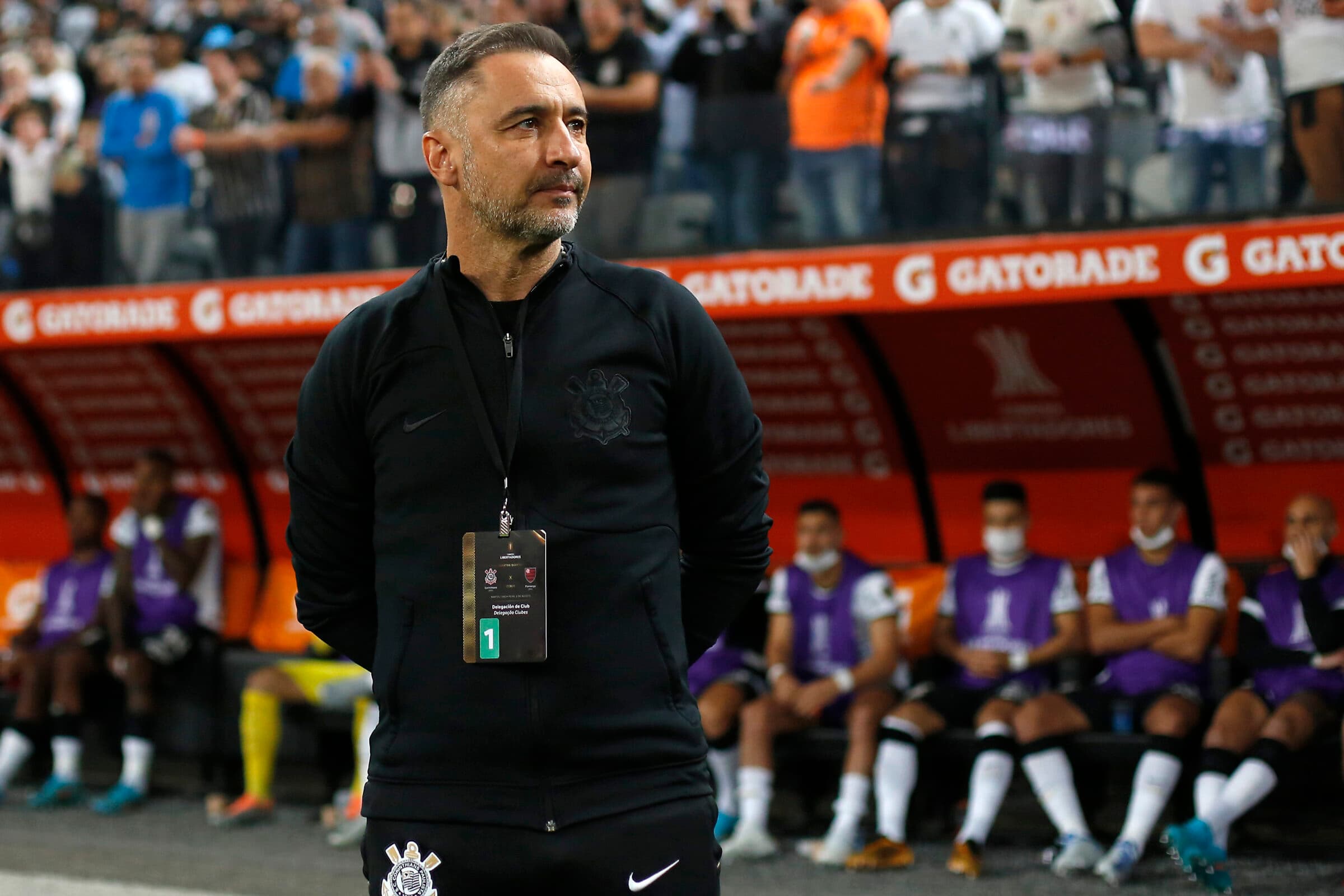 Hoje no Flamengo, Vitor Pereira enquanto técnico do Corinthians
