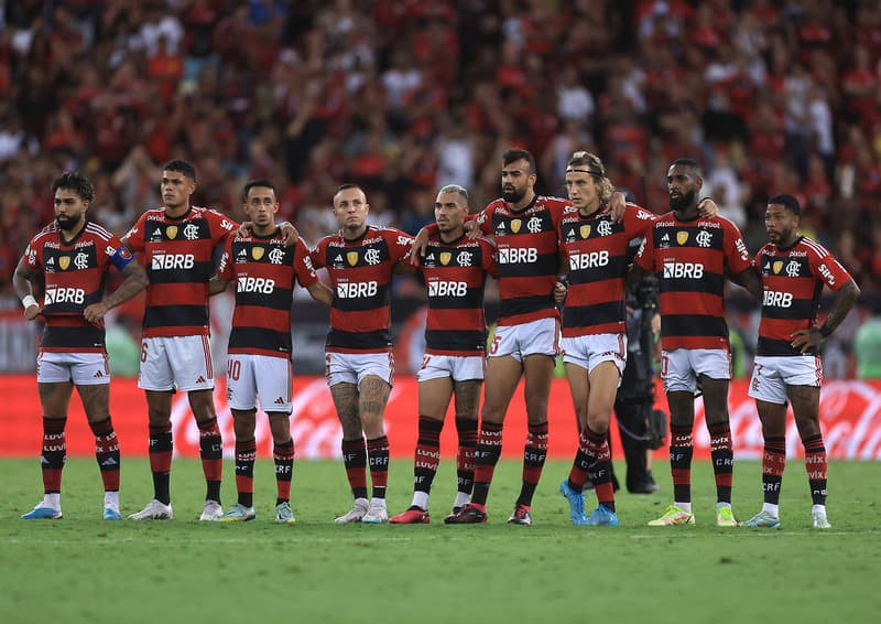 Flamengo e Del Valle, no Maracanã