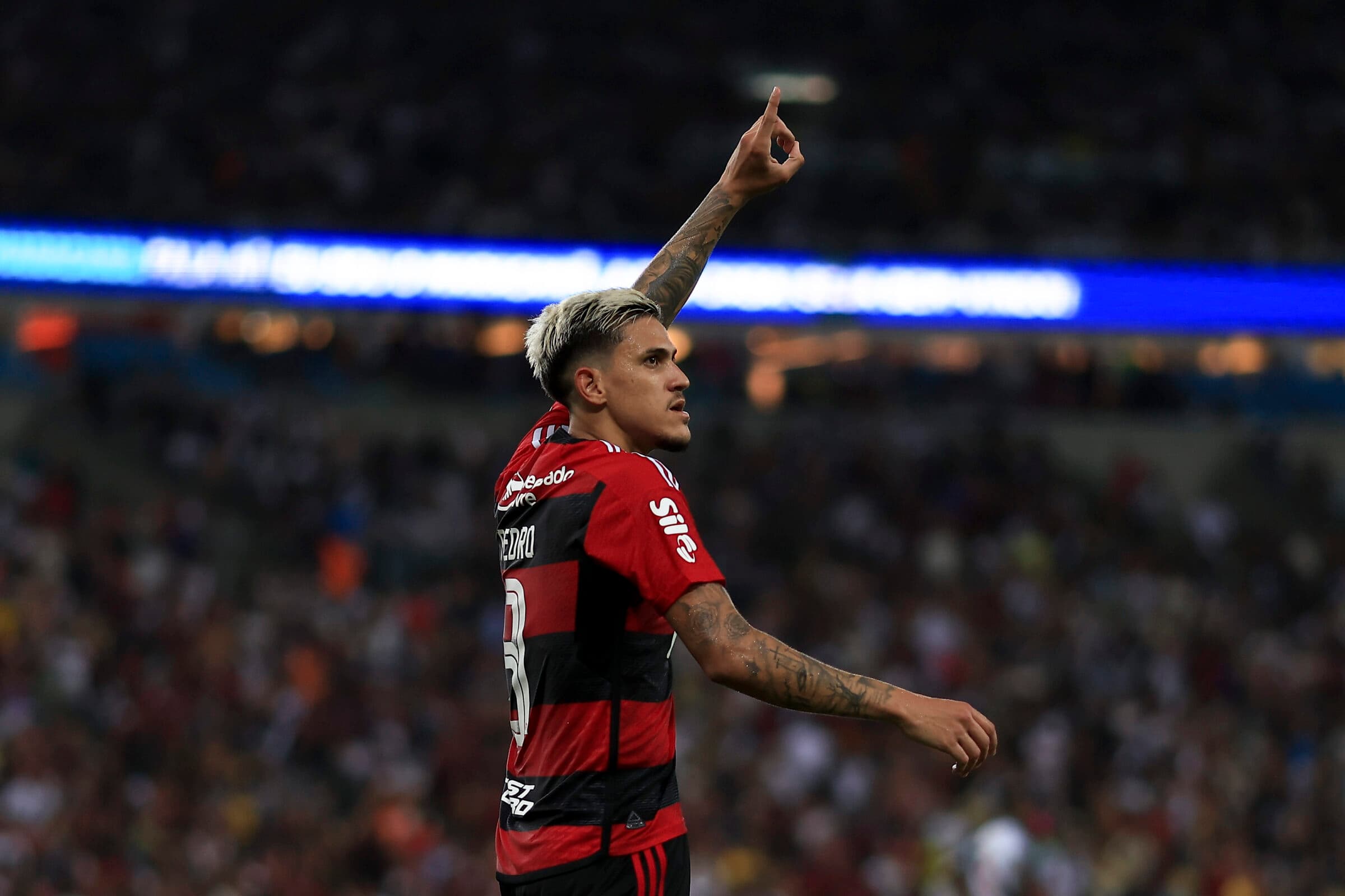 Pedro, camisa 9 do Flamengo; atacante é titular do time na partida contra o Aucas pela Libertadores