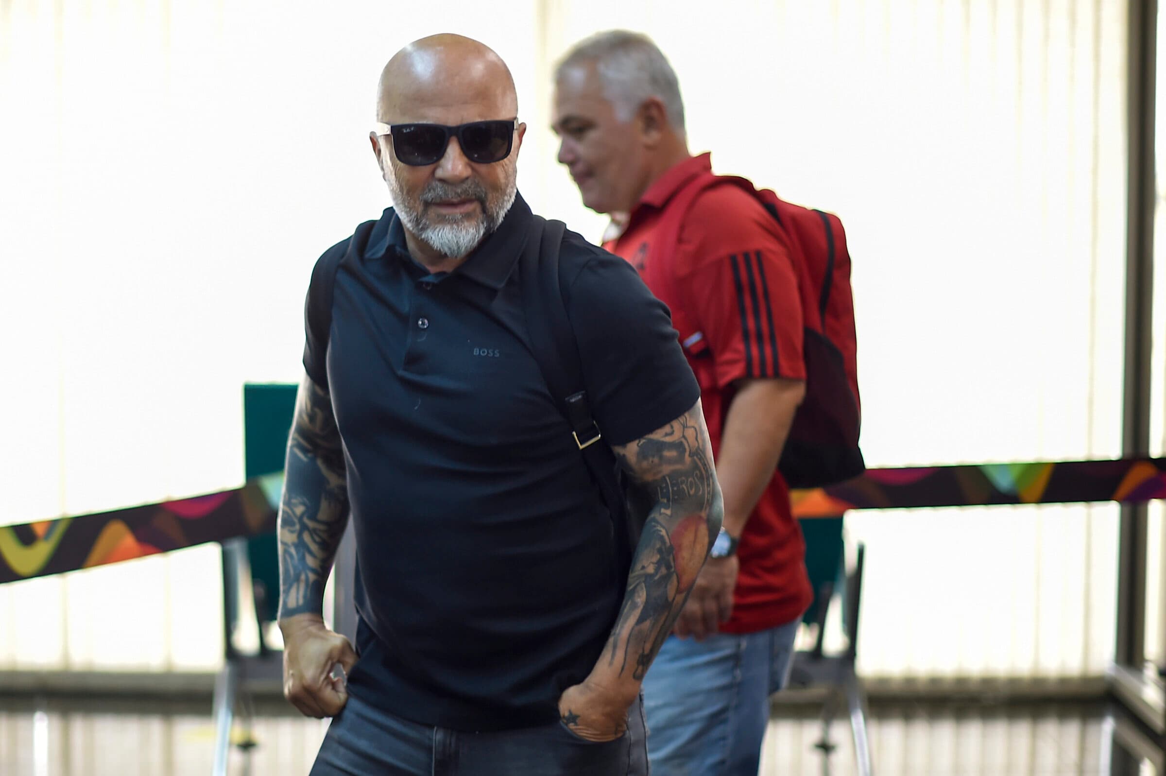 Jorge Sampaoli chegada ao Flamengo