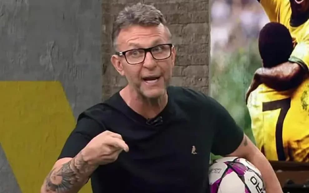 Neto em programa "Os donos da Bola; apresentador detonou Yuri Alberto, que foi comparado com Gabigol no início do ano